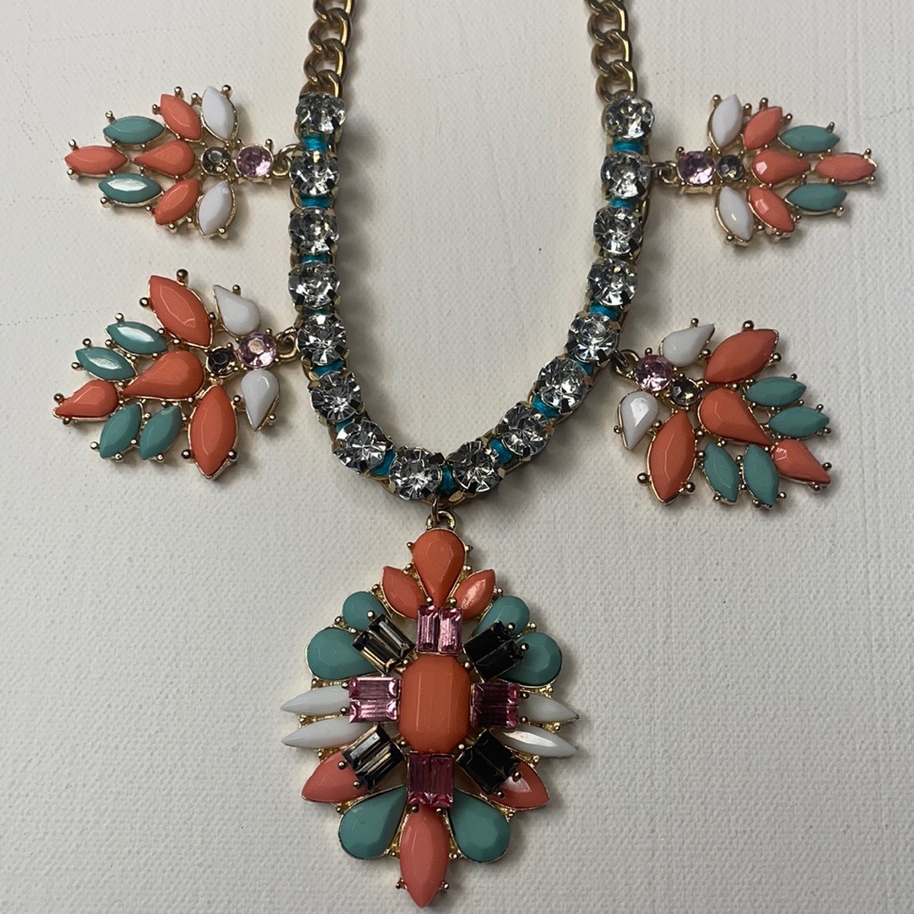 Multicolored Statement Necklace